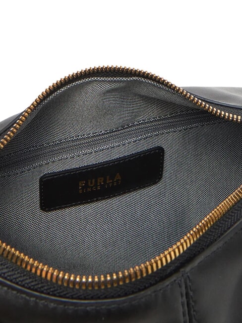 RING Mini bolso de hombro, en piel negro - Bolsos Mujer