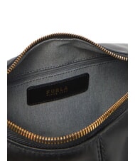 FURLA CAMPIONARIO - RING Mini bolso de hombro, en piel negro - Bolsos Mujer - 5