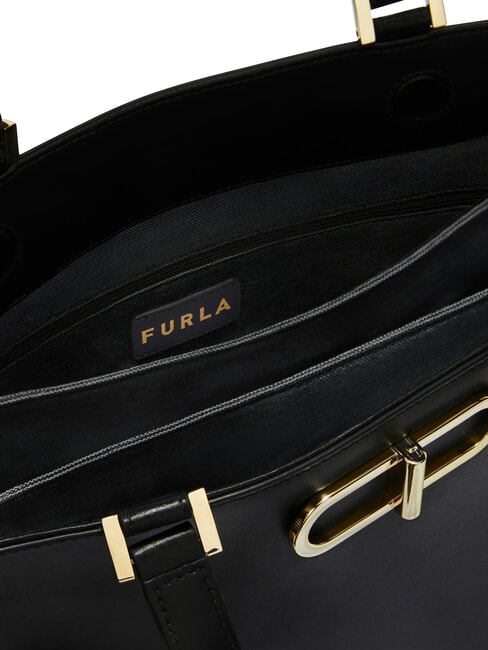 TEIA Bolso de cuero negro - Bolsos Mujer