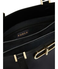 FURLA TEIA Bolso de cuero negro - Bolsos Mujer - 3