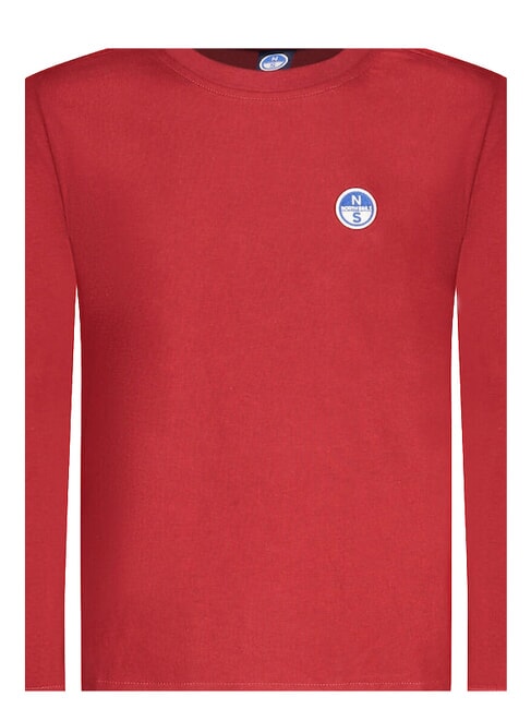 CORE Camiseta de manga larga dalia roja - Camiseta ni&ntilde;o