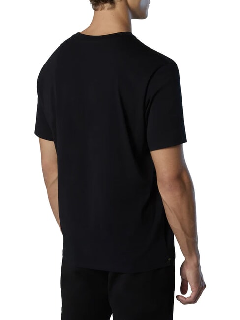 NORTH TECH Camiseta 100% algod&oacute;n negro - camiseta