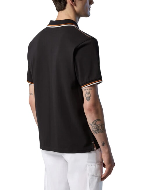 CORE Polo de algod&oacute;n de manga corta negro - camisa polo