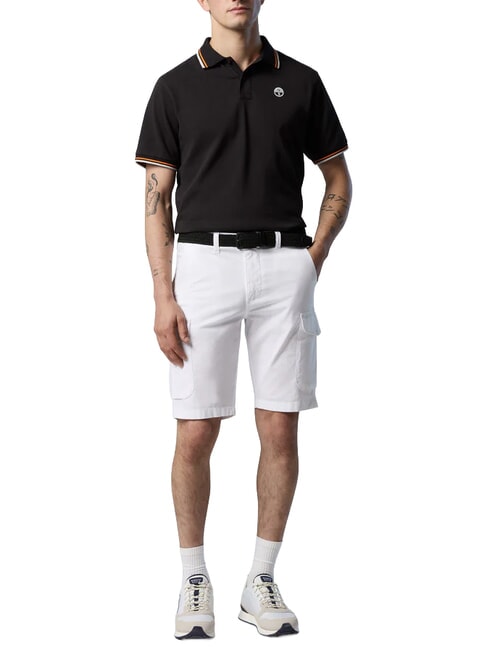 CORE Polo de algod&oacute;n de manga corta negro - camisa polo