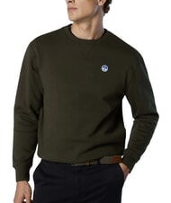 NORTH SAILS ROUND LOGO Sudadera de algod&oacute;n con cuello redondo noche del bosque - Sudaderas - 3