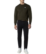 NORTH SAILS ROUND LOGO Sudadera de algod&oacute;n con cuello redondo noche del bosque - Sudaderas - 5