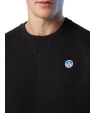 NORTH SAILS ROUND LOGO Sudadera de algod&oacute;n con cuello redondo negro - Sudaderas - 6