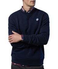NORTH SAILS ROUND LOGO Sudadera de algod&oacute;n con cuello redondo Azul marino - Sudaderas - 3