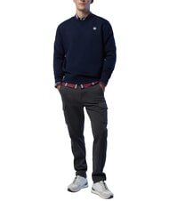 NORTH SAILS ROUND LOGO Sudadera de algod&oacute;n con cuello redondo Azul marino - Sudaderas - 5
