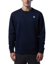 NORTH SAILS ROUND LOGO Sudadera de algod&oacute;n con cuello redondo Azul marino - Sudaderas - 2