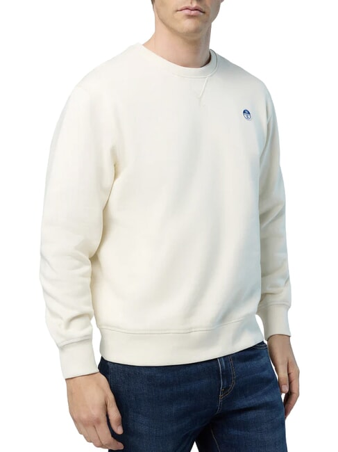 ROUND LOGO Sudadera de algod&oacute;n con cuello redondo Malvavisco - Sudaderas