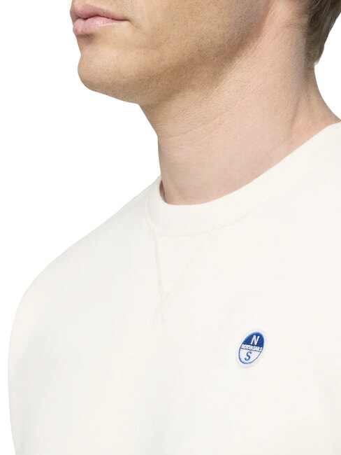 ROUND LOGO Sudadera de algod&oacute;n con cuello redondo Malvavisco - Sudaderas