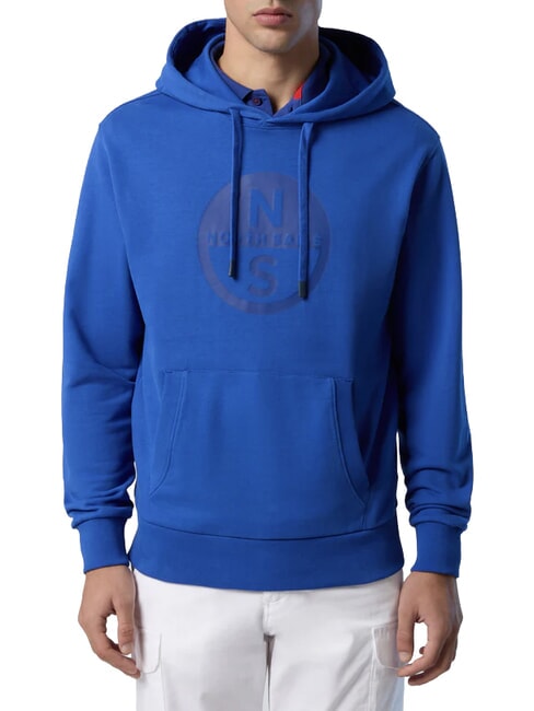 BASIC Sudadera con capucha y logo estampado playa azul - Sudaderas