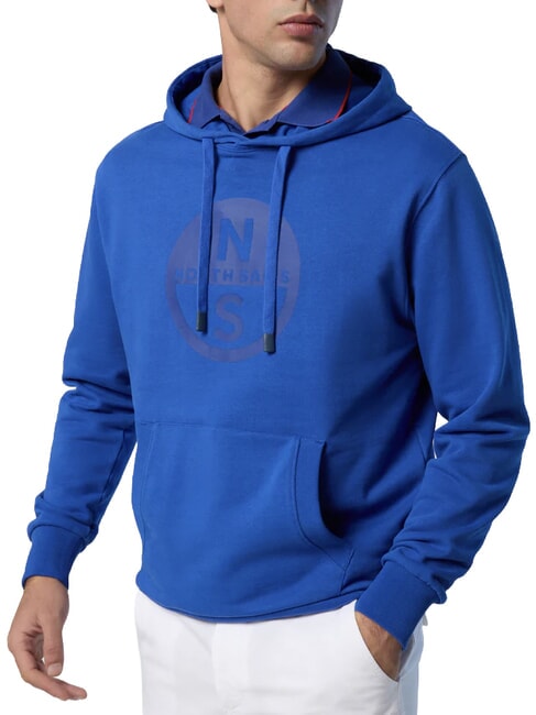 BASIC Sudadera con capucha y logo estampado playa azul - Sudaderas