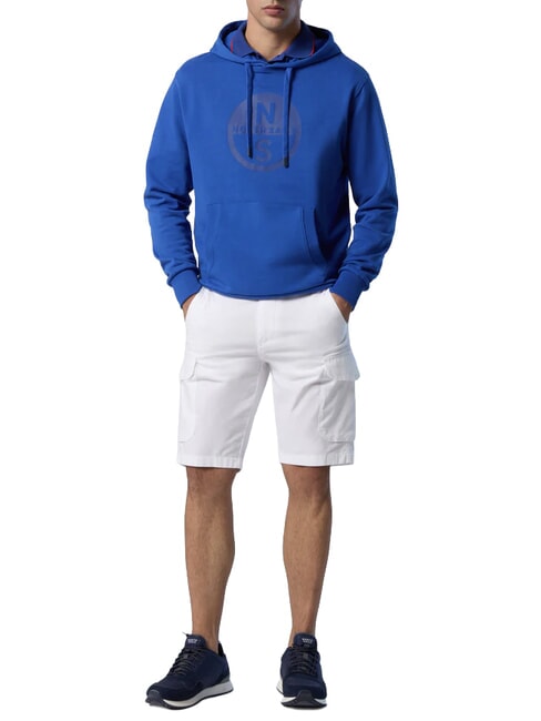 BASIC Sudadera con capucha y logo estampado playa azul - Sudaderas