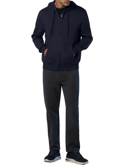 CORE Sudadera con capucha y cremallera Azul marino - Sudaderas