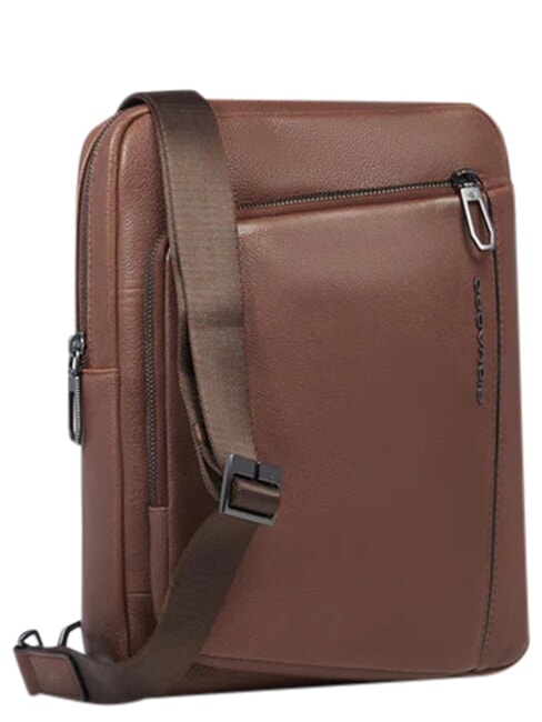 CRONUS Bolsa de cuero para iPad BROWN - Bandoleras Hombre
