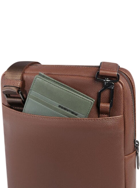 CRONUS Bolsa de cuero para iPad BROWN - Bandoleras Hombre