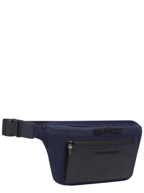 ORION Ri&ntilde;onera de piel y tela azul - Ri&ntilde;oneras