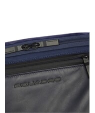 PIQUADRO ORION Ri&ntilde;onera de piel y tela azul - Ri&ntilde;oneras - 4