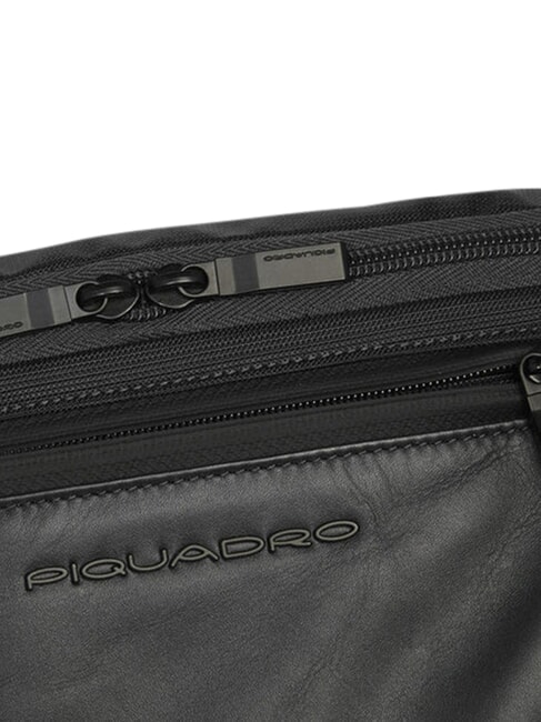 ORION Ri&ntilde;onera de piel y tela negro - Ri&ntilde;oneras