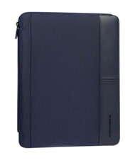 PIQUADRO ORION Portapapeles de cuero y tela azul - Fundas para tablet & Organizer - 3