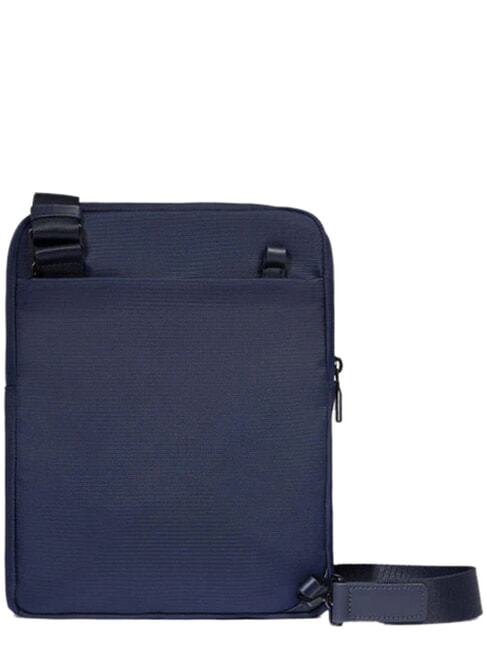 ORION Bolso de hombro, porta iPad, piel mixta azul - Bandoleras Hombre