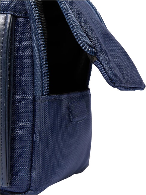 ORION Estuche de belleza de tela y cuero azul - Neceser