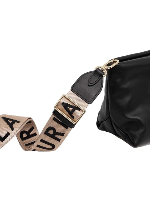 CAMPIONARIO - FIONA Correa de hombro con logotipo natural + negro - Accesorios para bolsos