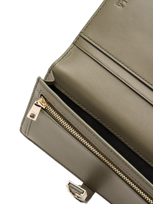 FLOW Cartera de cuero sabio - Carteras Mujer