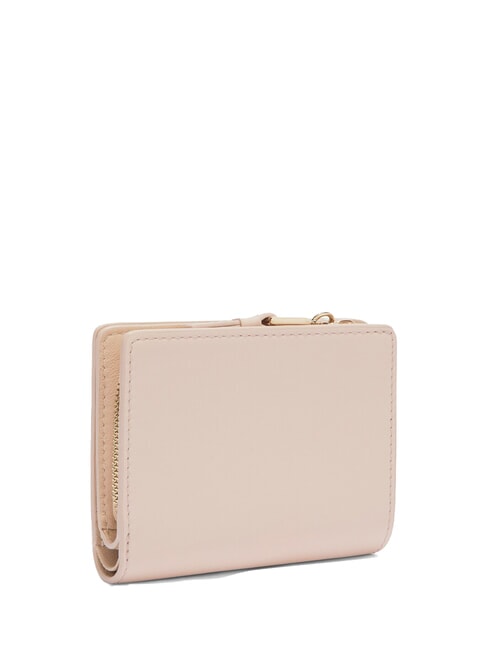 CAMPIONARIO - NUVOLA  Cartera compacta de cuero azalea - Carteras Mujer