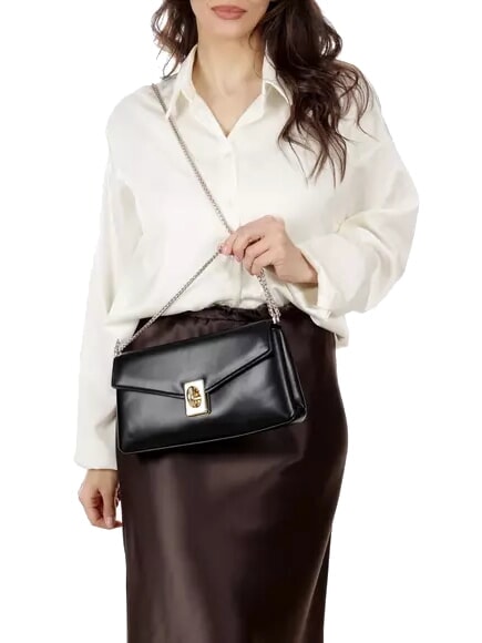 CAMPIONARIO - MERIDIANA  Bolso de hombro negro - Bolsos Mujer