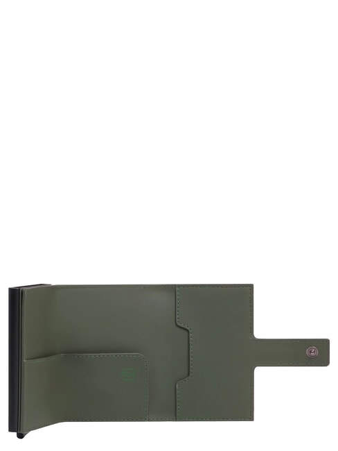CORNER SPECIALE GOMMATO Tarjetero autom&aacute;tico impermeable VERDE - Carteras Hombre