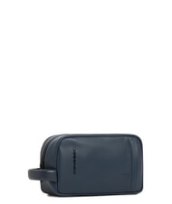 PIQUADRO W137 Estuche de belleza de cuero azul - Neceser - 2