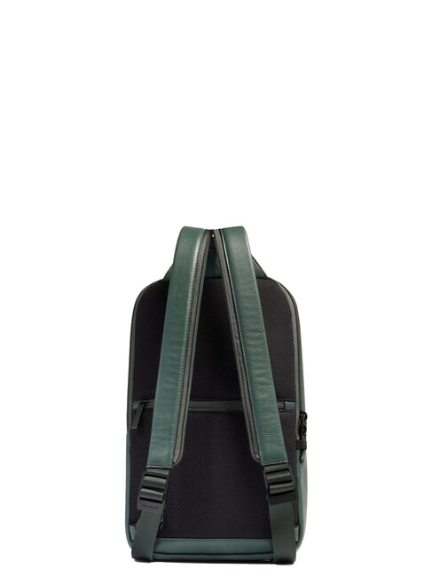 W137 Mochila de cuero de un solo hombro VERDE - Mochilas para port&aacute;til