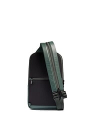 PIQUADRO W137 Mochila de cuero de un solo hombro VERDE - Mochilas para port&aacute;til - 3