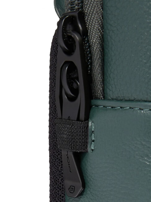 W137 Mochila de cuero de un solo hombro VERDE - Mochilas para port&aacute;til