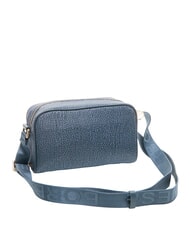 BORBONESE BORBONESO Mini bolso bandolera de tela lapisl&aacute;zuli azul - Bolsos Mujer - 2