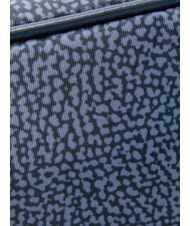 BORBONESE BORBONESO Mini bolso bandolera de tela lapisl&aacute;zuli azul - Bolsos Mujer - 3