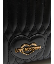 LOVE MOSCHINO BUBBLY LOVE Bolso de hombro negro - Bolsos Mujer - 3