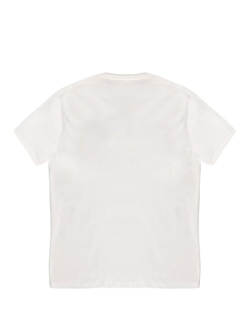 MARINE LOGO Camiseta de manga corta con efecto deste&ntilde;ido purwhite - camiseta