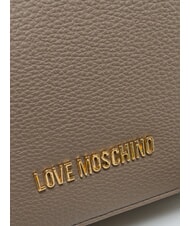 LOVE MOSCHINO JEWEL Bolso de hombro con solapa lodo - Bolsos Mujer - 3