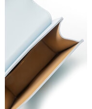 LOVE MOSCHINO HEART TURNLOCK Mini bolso con bandolera azul claro - Bolsos Mujer - 5