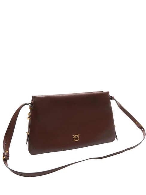 TRIPLET Bolso de hombro vino borgo&ntilde;a-oro antiguo - Bolsos Mujer