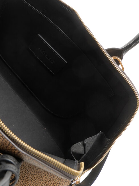 GEMINI Bolso de mano, con bandolera op natural / negro - Bolsos Mujer