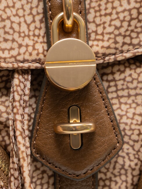 POCHE Mochila con bolsillos beiger yegua - Bolsos Mujer