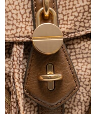 BORBONESE POCHE Mochila con bolsillos beiger yegua - Bolsos Mujer - 4