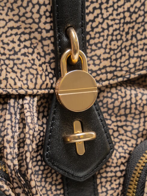 POCHE Mochila con bolsillos OP / NATURAL / NEGRO - Bolsos Mujer