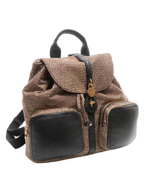 POCHE Mochila con bolsillos OP / NATURAL / NEGRO - Bolsos Mujer