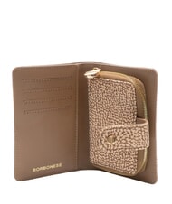BORBONESE CLASSICA Cartera mediana con bolsillo para monedas beiger yegua - Bolsos Mujer - 2